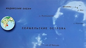 Подробная карта Сейшельских островов